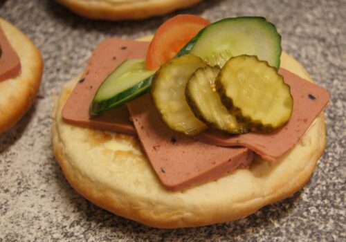 Leverpastej och gurka